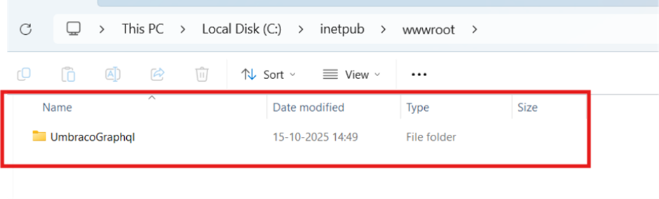 wwwroot folder for umbraco