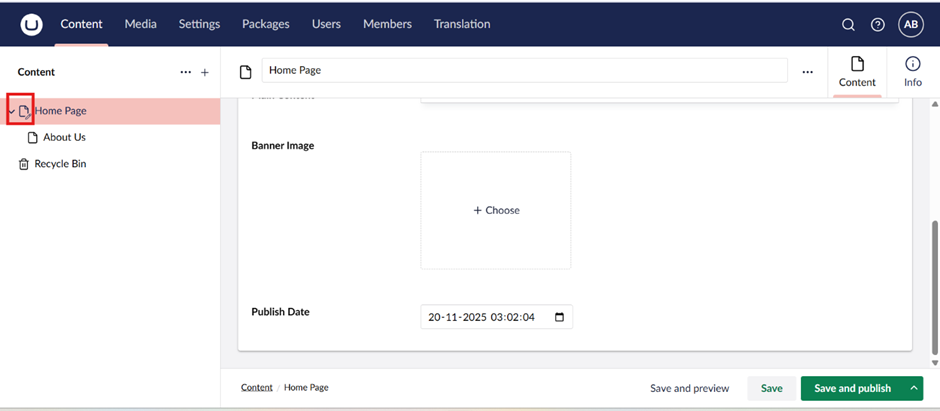ContentTreenewfunction